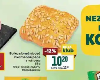 Billa Bulka slunečnicová nabídka