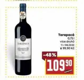 Billa Tarapacá nabídka