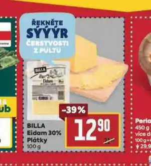 Billa Billa eidam 30% plátky nabídka