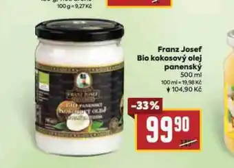 Billa Franz josef bio kokosový olej panenský nabídka