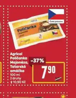 Billa Agricol poličanka, majonéza, tatarská omáčka nabídka