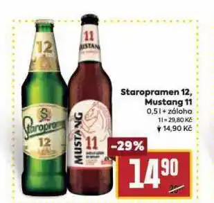 Billa Pivo staropramen 12 nabídka