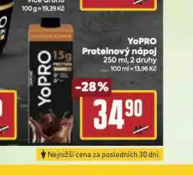 Yopro proteinový nápoj