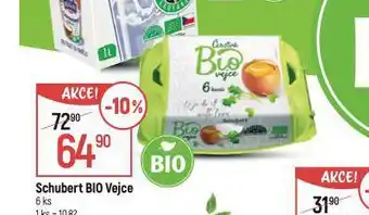 Globus Schubert bio vejce 6 ks nabídka