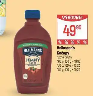 Globus Hellmann´s kečup nabídka