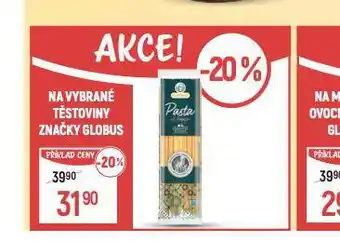 Globus Těstoviny globus nabídka