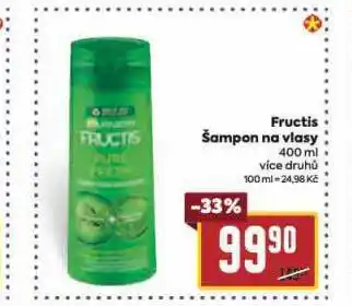 Billa Fructis šampon nabídka