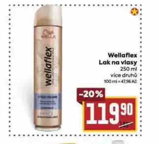 Billa Wellaflex lak na vlasy nabídka