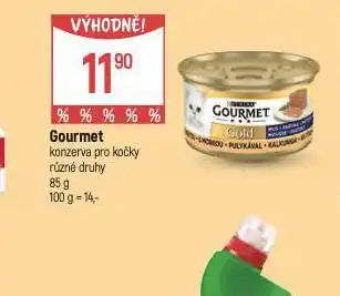 Globus Gourmet gold konzerva pro kočky nabídka