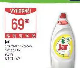 Globus Jar prostředek na nádobí nabídka