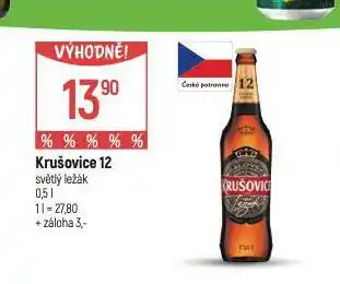 Globus Pivo krušovice 12 královský ležák nabídka