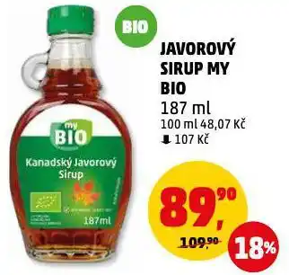 Penny Market Javorový sirup nabídka