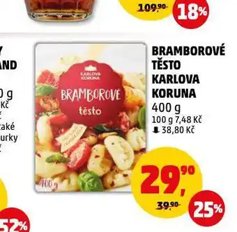 Penny Market Bramborové těsto nabídka