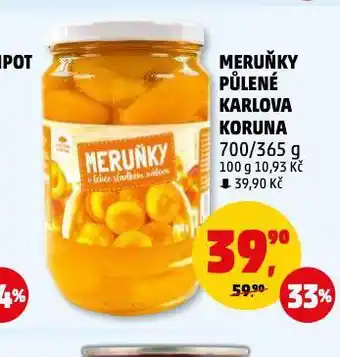 Penny Market Meruňky půlené nabídka