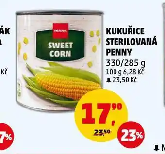 Penny Market Kukuřice sterilovaná nabídka