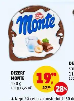 Penny Market Dezert monte nabídka
