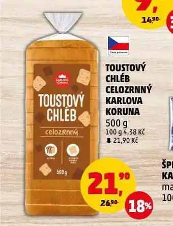 Penny Market Toustový chléb nabídka