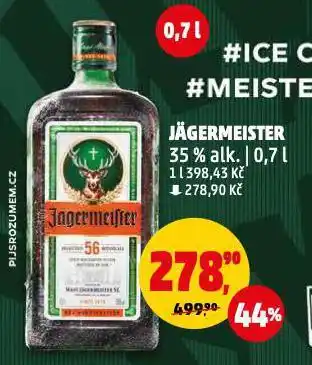 Penny Market Jagermeister nabídka