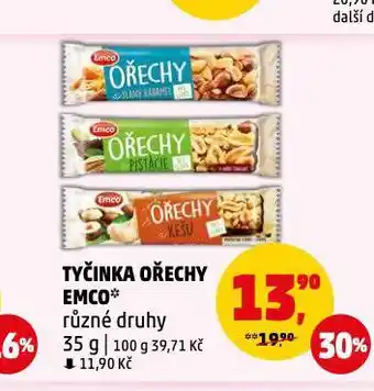 Penny Market Tyčinka ořechy emco nabídka