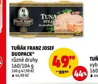 Penny Market Franz josef tuňák steak nabídka