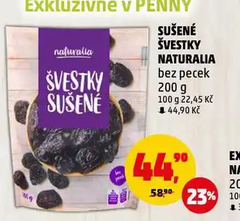 Penny Market Sušené švestky nabídka