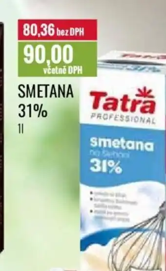 Ratio SMETANA 31% 1L nabídka