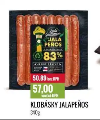Ratio KLOBÁSKY JALAPEŇOS nabídka