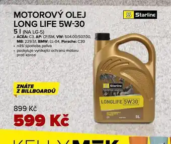 Auto Kelly Motorový olej long life 5w-30 nabídka