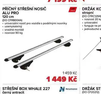 Auto Kelly Příčný střešní nosič alu pro nabídka