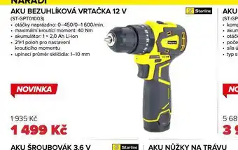 Auto Kelly Aku bezuhlíková vrtačka 12 v nabídka