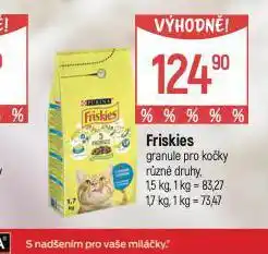 Globus Friskies granule pro kočky nabídka