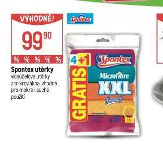 Globus Spontex utěrky nabídka