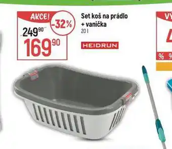 Globus Set koš na prádlo + vanička nabídka