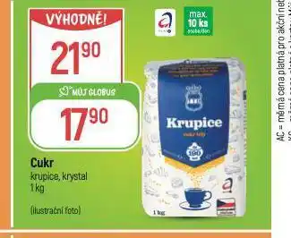 Globus Cukr krupice, krystal nabídka