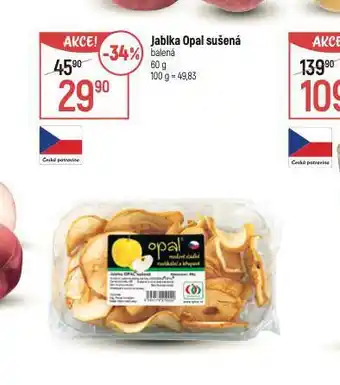 Globus Jablka opal sušená nabídka