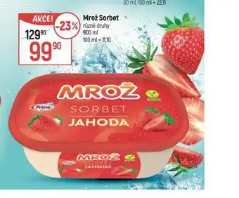 Globus Mrož sorbet nabídka
