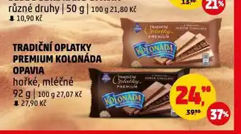 Penny Market Opavia kolonáda tradiční oplatky nabídka