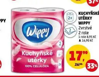 Penny Market Wippy kuchyňské utěrky nabídka