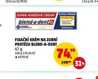 Penny Market Blend a dent fixační krém na zubní protézu nabídka