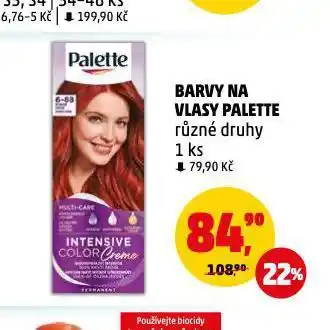 Penny Market Palette barva na vlasy nabídka