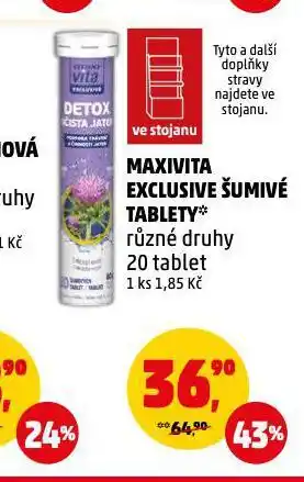 Penny Market Maxivita exclusive šumivé tablety nabídka