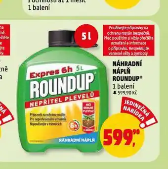 Penny Market Náhradní náplň roundup nabídka