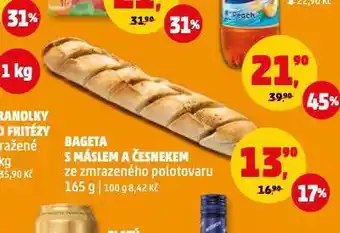 Penny Market Bageta s máslem a česnekem nabídka