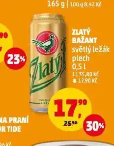Penny Market Pivo zlatý bažant nabídka
