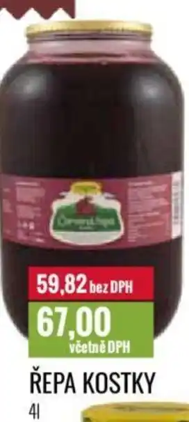 Ratio ŘEPA KOSTKY nabídka