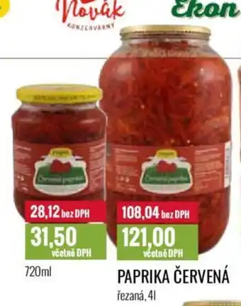 Ratio PAPRIKA ČERVENÁ nabídka