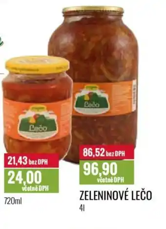 Ratio ZELENINOVÉ LEČO nabídka