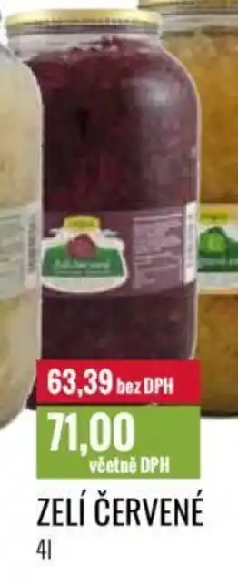 Ratio ZELÍ ČERVENÉ nabídka
