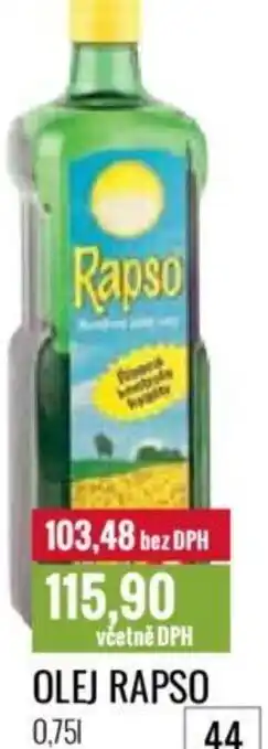 Ratio OLEJ RAPSO nabídka