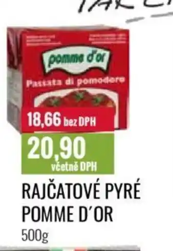 Ratio RAJČATOVÉ PYRÉ POMME D'OR nabídka